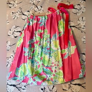 Custom Lilly Pulitzer fabric bow top